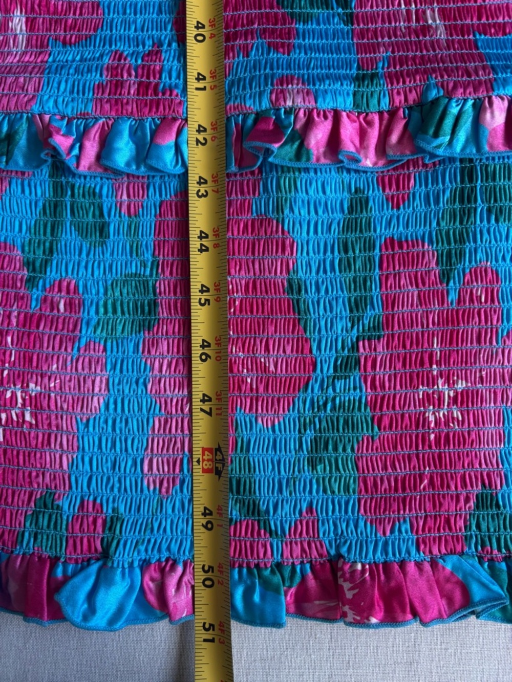 NWT Show Me Your Mumu Stella Smocked Floral Maxi Dress L - Picture 8 of 9